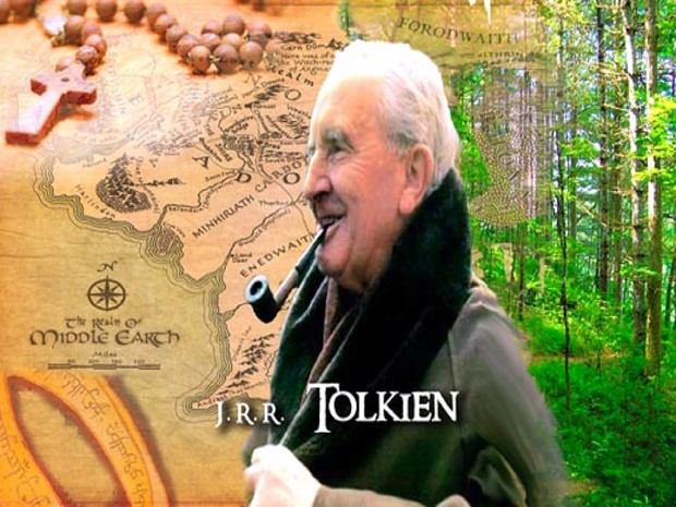 J.R.R Tolkien in colour