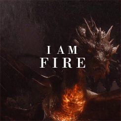 Smaug Fire in your Face - Animated Gif