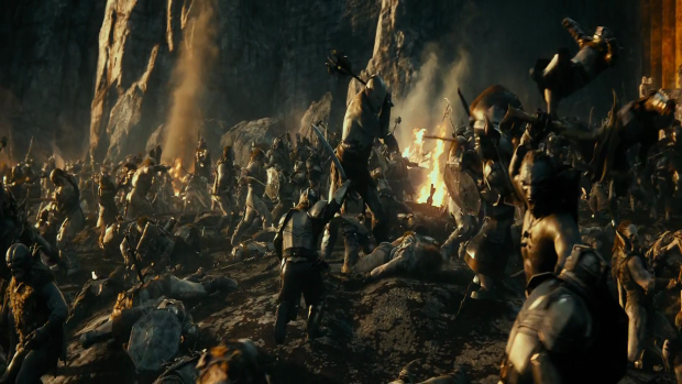 orcs fighting the dwarfs image - The Fellowship - ModDB