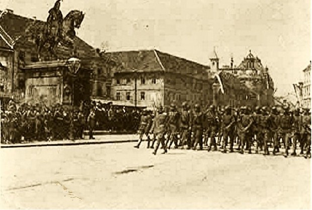 Улазак српске војске у Загреб, 1918