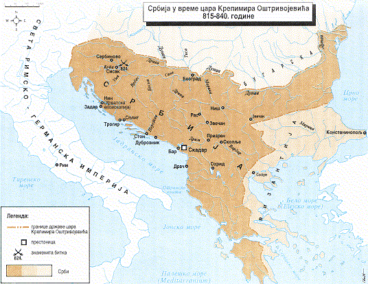 Srbija u vreme cara Krepimira Ostrivojevica