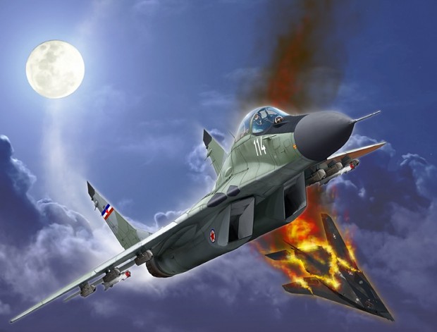 MiG-29 vs F-117