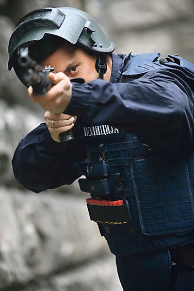 Swiss or Russian Altyn Helmet on Serb police?