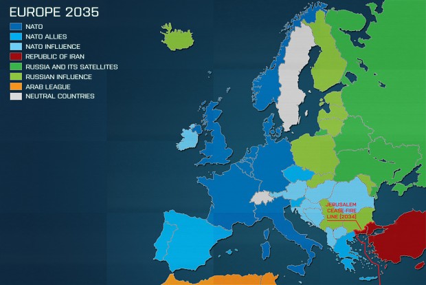 ARMA 3 Mapa Evrope