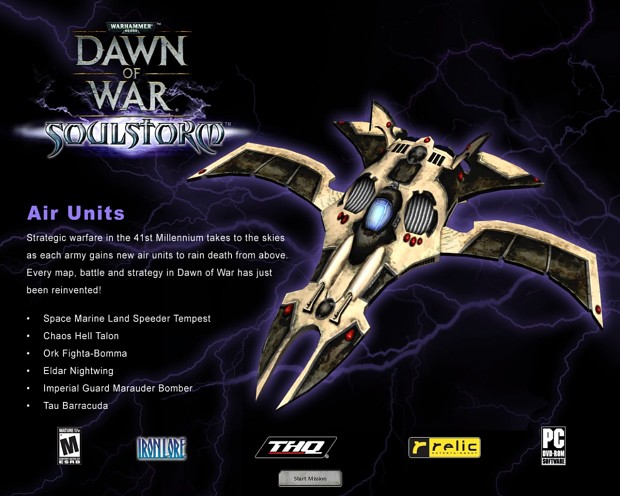 Dawn of War - Soulstorm - flying units