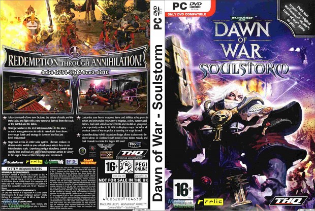 Dawn of War - Soulstorm - Game Cover