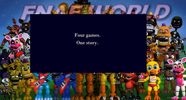 You know what would be the perfect release for FnaF's 10th anniversary? The  first 4 classic games remastered. Scott could hire a team to remaster the  original 4 games that might hold