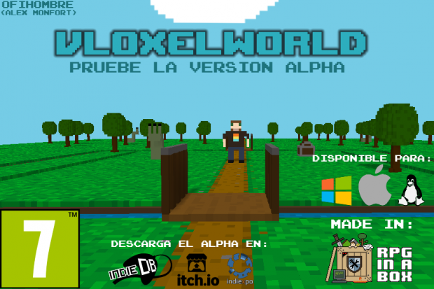 Vloxelworld alpha coverart