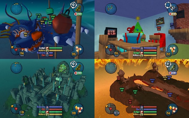 Woitek's maps, incl. Worms Forts maps reworks