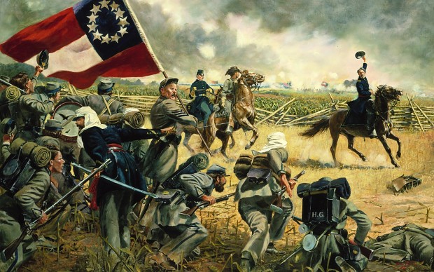 american civil war art painting  2