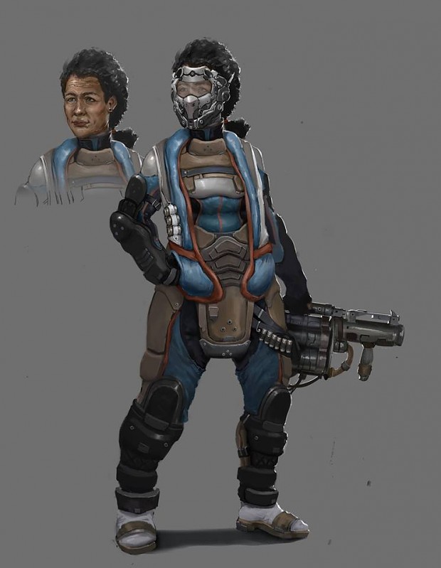 Victoire Concept Art - People of Aionos