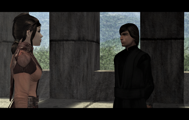 Bastila Shan & Luke Skywalker - Jedi Academy