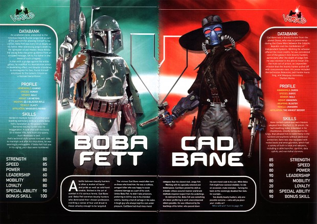Boba Fett vs Cad Bane
