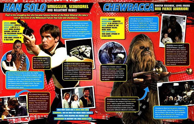 Han Solo and Chewbacca - short description
