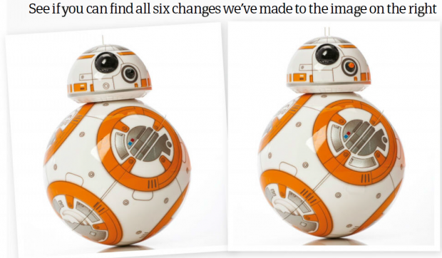 Spot the difference   BB 8