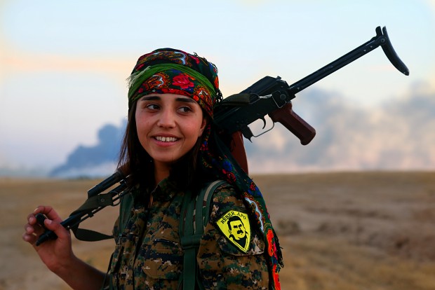 Kurdish YPJ Fighter