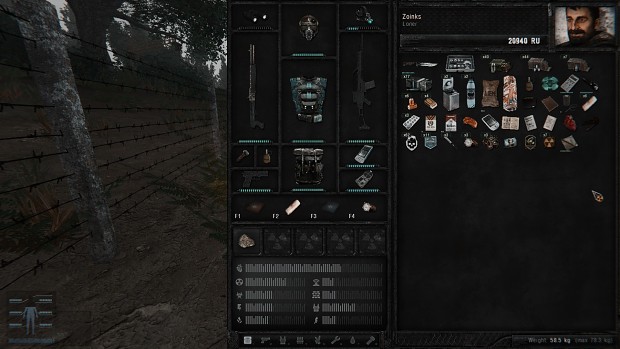 Current Anomaly playthrough inventory