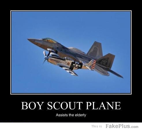 Boy scout plane