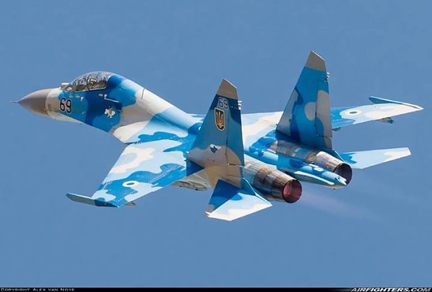Ukrainian Air Force Su-27.