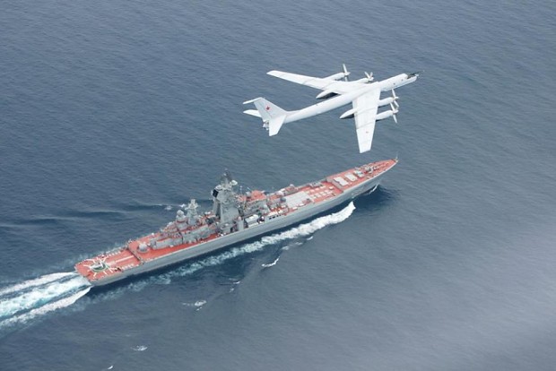 Two of the most recognizable icons of the Soviet Naval might.