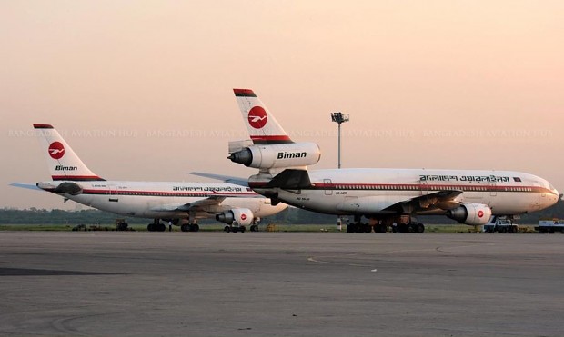 Pictures of Biman Bangladesh Airlines.