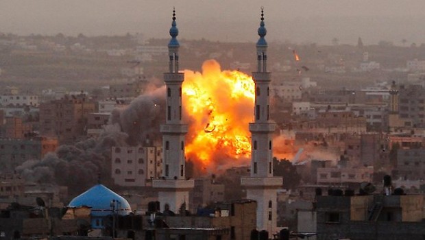 A few picture of Israeli bombing of Gaza.