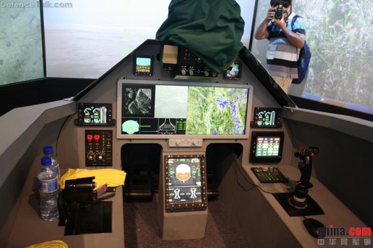 J-20 cockpit simulator.
