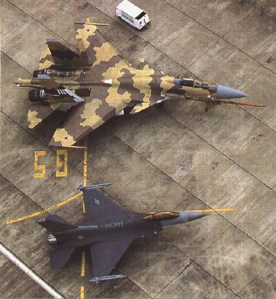 SU 37 and F 16 