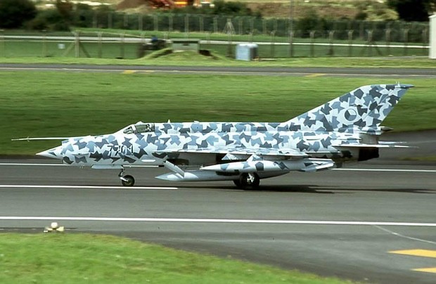 MiG-21 in Digital Camo.