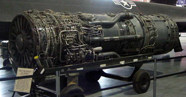 Pratt & Whitney J58 turbojet engine