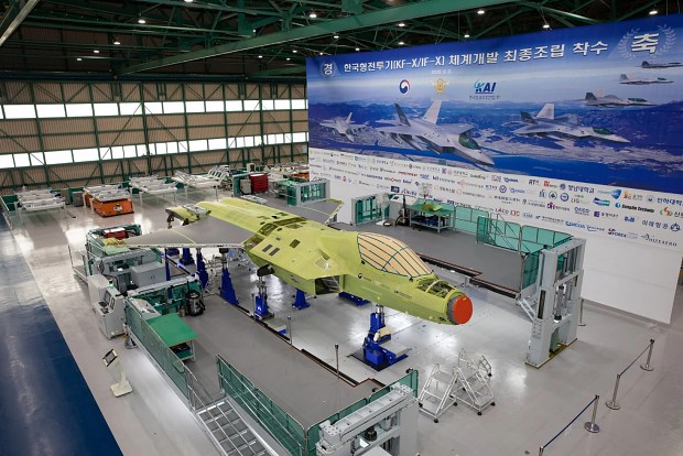 KF-X prototype in final assembly stage