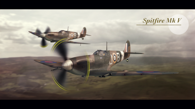 Spitfire 3D Render