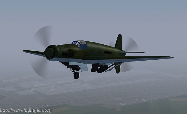 FlightGear - a flight simulator screenshot