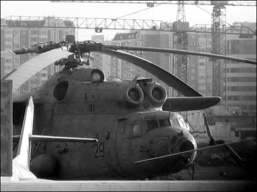 Russian Helicopter in Museum