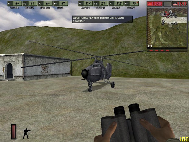 Helicopter from 1945 years. (FHSW mod)