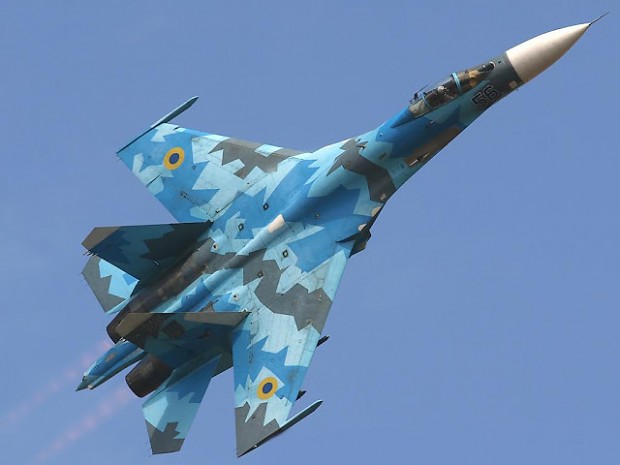 Ukrainian Air Force Su-27.