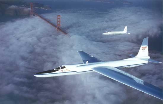 Over the Golden Gate.