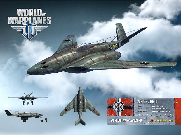 Me-262HG3 and F7U-3 Cutlass renders