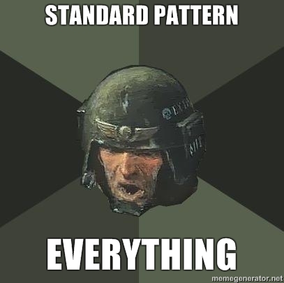 Standard pattern.
