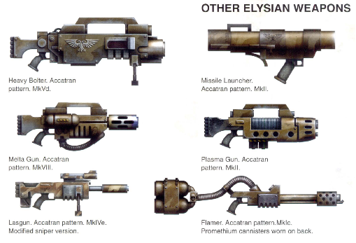Elysian weapons