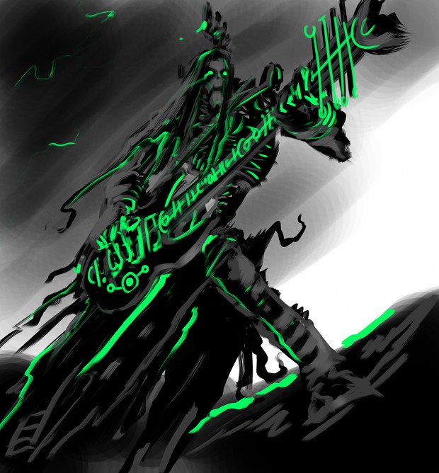 Necron Lord of Rock