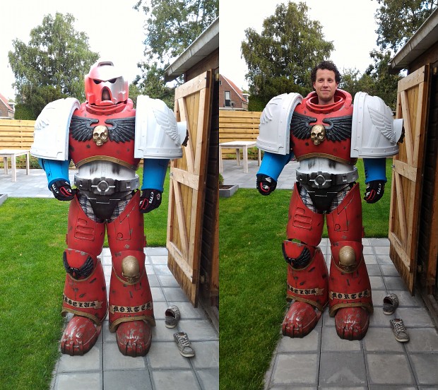 Blood raven costume update - Test fitting