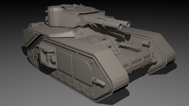 3D Warhammer 40K vehicle renders