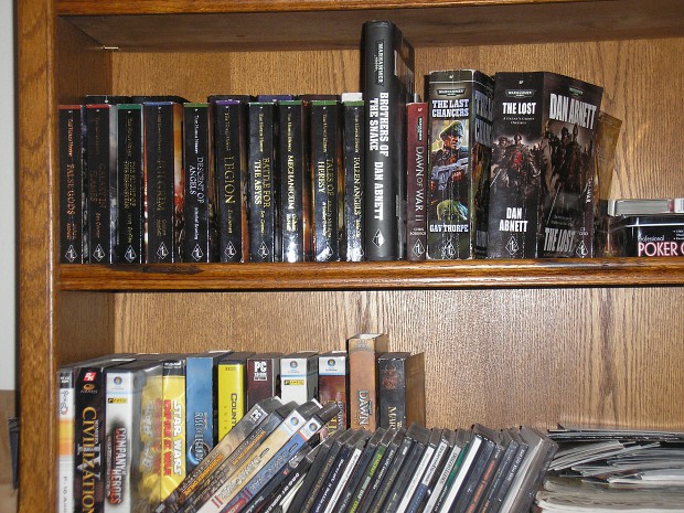 my warhammer book collection