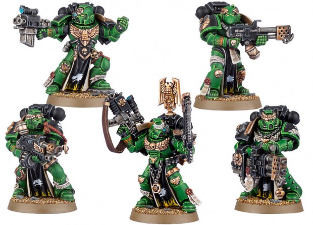 New Iron Hands and Salamanders Sterngaurd models
