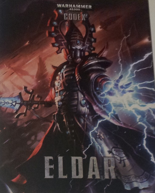 Eldar codex cover and new unit