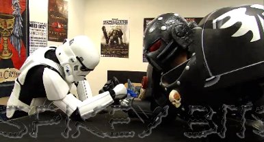 Space Marine vs. Stormtrooper