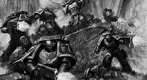 Space Marines of the Ultra Marines Chapter