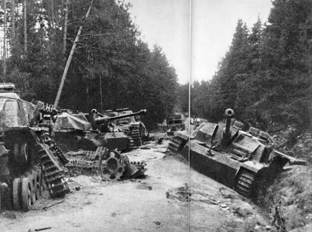 German tanks on Eastern Front...