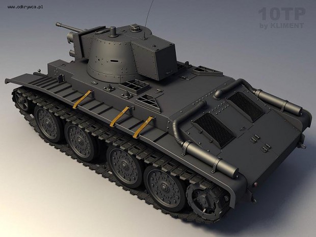 Polish 10TP Cruiser type tank prototype